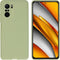 iMoshion Hoesje Geschikt voor Xiaomi Poco F3 Hoesje Siliconen - iMoshion Color Backcover - groen