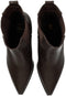 POSH by Poelman MARIE - Enkellaarzen - Hak 8,5 cm - Bruin