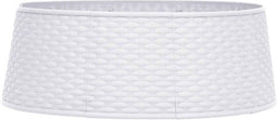 vidaXL - Kerstboomrok - Ø65x19,5 - cm - wit