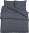 vidaXL - Dekbedovertrekset - 135x200 - cm - katoen - bordeauxrood