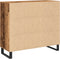 vidaXL - Dressoir - met - 3 - Deuren - Oud - Hout - 90x34x80 - cm - Engineered - Hout