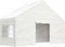 vidaXL - Prieel - met - dak - 11,15x5,88x3,75 - m - polyetheen - wit
