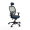 Jorquera Piqueras y Crespo 1D036N1 - Bureaustoel met hoofdsteun - Verstelbare hoogte - Marineblauw
