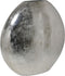 Light & Living Vaas POSITANO deco 53x7x53 cm - ovaal plat ruw nikkel