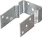 vidaXL Grondankers 6 st 9x6x15 cm gegalvaniseerd staal zilverkleurig