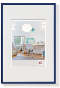 Walther New Lifestyle - Kunststof lijst - Fotoformaat 21x29,7 cm (DIN A4) - Blauw