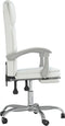 vidaXL - Kantoorstoel - verstelbaar - kuntsleer - wit
