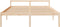 vidaXL - Seniorenbed - massief - grenenhout - 200x200 - cm