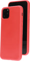 Mobiparts Silicone Cover - Soft case - Fluweelzachte microfiber binnenvoering - Rood