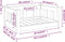 vidaXL - Hondenmand - 65,5x50,5x28 - cm - massief - grenenhout - honingbruin
