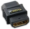Lindy HDMI Coupler FM/FM - Female/female - Zwart
