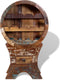 vidaXL - Wijnrek - voor - 10 - flessen - massief - gerecycled - hout