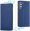 iMoshion Hoesje Geschikt voor Samsung Galaxy S21 FE Hoesje Met Pasjeshouder - iMoshion Slim Folio Bookcase - Blauw
