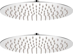 vidaXL - Regendouchekop - 2 - st - rond - 30 - cm - roestvrij - staal