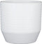 Mica Decorations Nola Bloempot - 21x21x21 cm - Keramiek - Wit