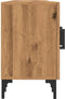 vidaXL - Tv-meubel - 150x30x50 - cm - bewerkt - hout - artisanaal - eikenkleurig