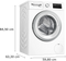 Bosch WAN28127 - Wasmachine 8kg 1400t - Energieklasse A - Wit