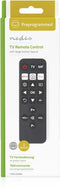 Nedis TVRC23SNBK - TV-afstandsbediening - XL-knoppen - Zwart