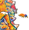 UNIDRAGON Houten Puzzel Voor Volwassenen Dier - Welvarende Stier - 102 stukjes - Small 19x22 cm