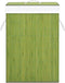 vidaXL - Wasmand - met - 1 - vak - bamboe - groen