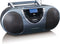 Lenco SCD-6800GY - Draagbare radio cd speler met DAB en mp3 - Grijs