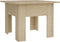 vidaXL - Salontafel - 55x55x42 - cm - spaanplaat - sonoma - eikenkleurig