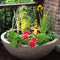 vdvelde.com - AQUA SET Oppot Set - Afmeting: 19x19x10 cm - Complete oppotset - Incl. klei/grind/voeding