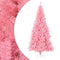 vidaXL - Kunstkerstboom - met - standaard - 240 - cm - PVC - roze
