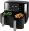 Braun TwinCook 3 TD3030 - Dubbele Airfryer - 8L 2x4L Vaatwasbestendige Lades - Zwart