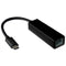 Value 12991115 - USB-C naar RJ45 Kabel - 10cm - Zwart