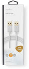 Nedis CCTB60000AL20 - USB 2.0-kabel - USB-A Male naar USB-A Male - Aluminium - 200 cm
