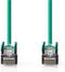 CAT6 Netwerkkabel - RJ45 Male - RJ45 Male - S/FTP - 2.00 m - Rond - LSZH - Groen - Envelop