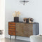 Dientafel Alexandra House Living Bruin Ijzer 40 x 75 x 120 cm