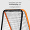 Volcan Dubbelzijdige Rebounder - Voetbal Trainingsmateriaal - 85 x 85 cm - Inclusief Grondankers - Oranje/Zwart