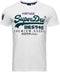 Superdry VL TEE - Heren T-shirt - Slimfit - Wit