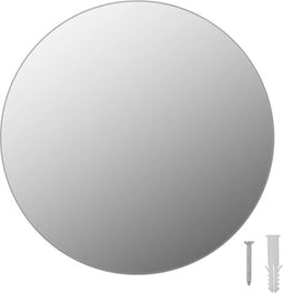 vidaXL - Spiegel - rond - frameloos - 30 - cm - glas