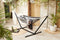909 Outdoor - Hangmat met frame - Zwart en wit