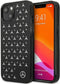 Mercedes iPhone 13 - Hardcase - Siliconen coating - Zwart