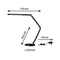Paulmann FlexBar LED bureaulamp - Dimbaar - Tunable White 3.000K 9,5W - Zwart