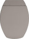 Allibert Baccara² - Toiletbril - Geperst hout - Afklikbaar - Donker taupe