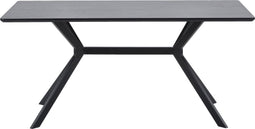 WOOOD Bruno Eettafel - Mdf - Zwart - 160x90