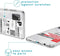 iMoshion Hoesje Geschikt voor Samsung Galaxy A41 Hoesje Siliconen - iMoshion Design hoesje - Transparant / Meerkleurig / Shipping label