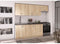 SARA lage ovenkast - Sonoma eiken decor - L60 x D48 x H 82 cm