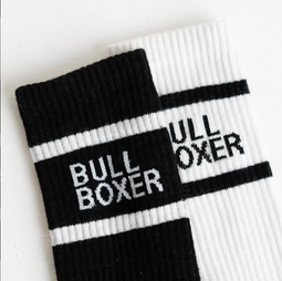 Bullboxer Heren Sokken - 2-Pack - Maat 35-38 - Wit/Zwart (2 stuks)