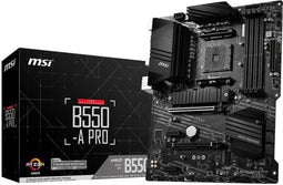 MSI B550-A PRO - Moederbord - ATX - AM4 Socket - AMD B550 - 128 GB DDR4 - Realtek RTL8118H LAN - Realtek ALC892 HD Audio