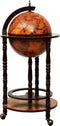 Zenzee - Globebar - Wijnrek - Retro-look - Bruin