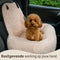 By Cee Cee Fluffy Autostoel - Hondenmand Auto - Veiligheidsriempje - Beige