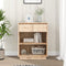vidaXL - Wandkast - 60x34x75 - cm - massief - grenenhout