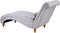 MURET - Chaise longue - Lichtgrijs - Symmetrisch - Polyester