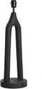 Light & Living Tafellamp Xitta - Mangohout - 55cm - Mat Zwart - excl. kap